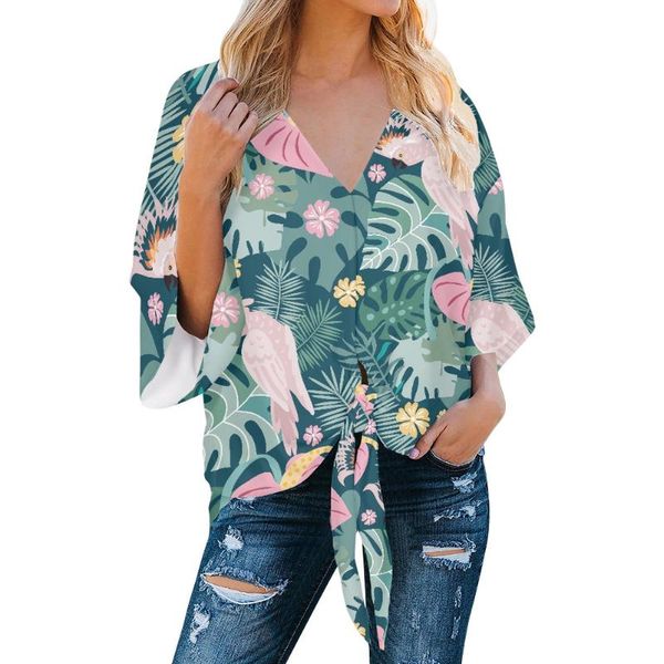 women's blouses & shirts feather print polynesian tribal tattoo hawaii blouse shirt femme summer clothing three quarter sleeves camisa, White
women's blouses & shirts feather print polynesian tribal tattoo hawaii blouse shirt femme summer clothing three quarter sleeves camisa, White