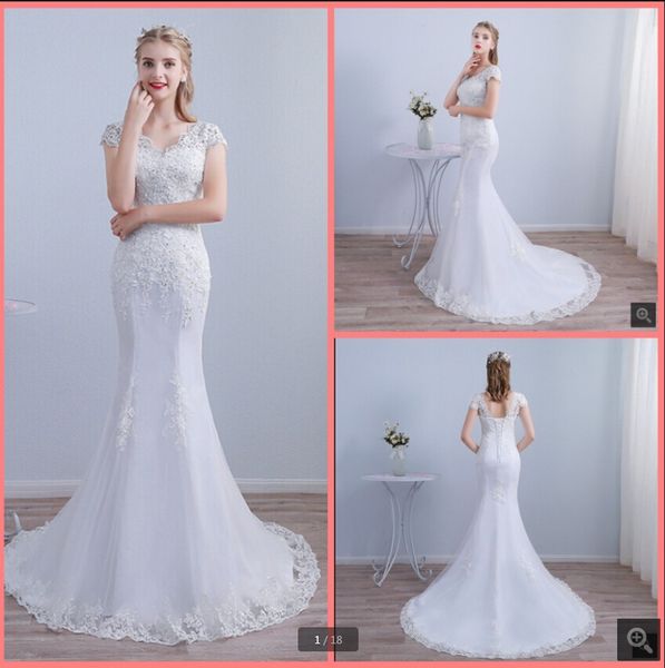 robe de mariage white tulle mermaid country wedding dresses lace appliques beaded cap sleeve modest bridal gowns court train dubai arabic vi
robe de mariage white tulle mermaid country wedding dresses lace appliques beaded cap sleeve modest bridal gowns court train dubai arabic vi