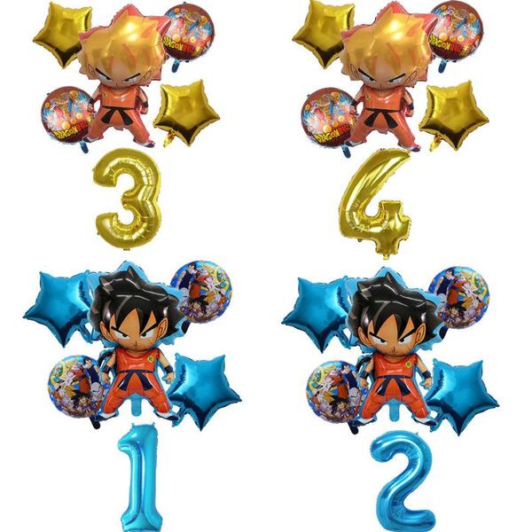 6pcs/set son goku cartoon saiyan foil balloons birthday party decorations globos helium kids diy decoration
6pcs/set son goku cartoon saiyan foil balloons birthday party decorations globos helium kids diy decoration