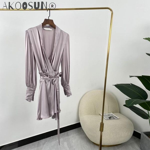 casual dresses 2021 summer fashion 100% silk light purple long sleeve v-neck ladies mini high quality, Black;gray
casual dresses 2021 summer fashion 100% silk light purple long sleeve v-neck ladies mini high quality, Black;gray