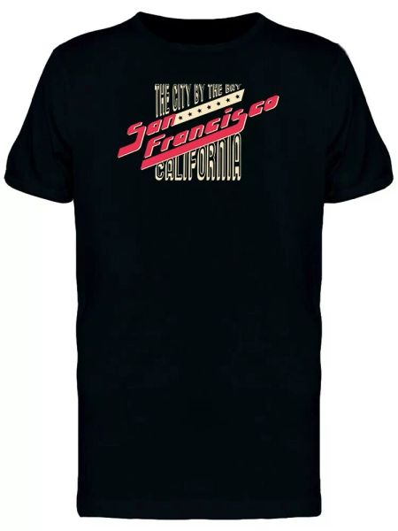 City By The Bay San Francisco Men's Tee -Image by Shutterstock, White;black
City By The Bay San Francisco Men's Tee -Image by Shutterstock, White;black