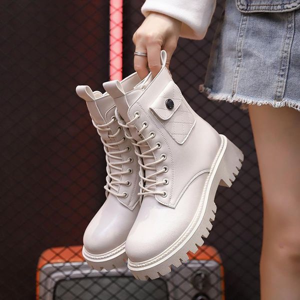 boots 2021 autumn fashion platform white lace up punk ankle boot for women soft round toe combat black ladies shoes
boots 2021 autumn fashion platform white lace up punk ankle boot for women soft round toe combat black ladies shoes