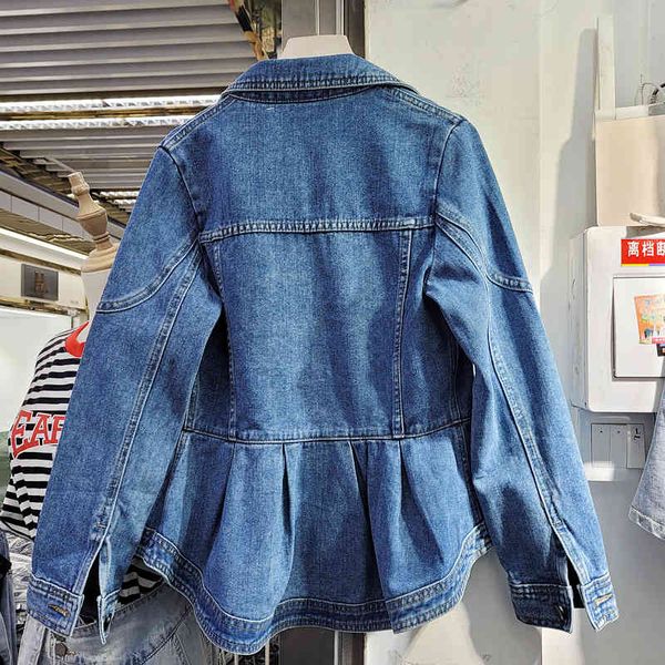 women's jackets vintage women's to-line fashion crumpled sheaths slimming waistband dening jacket long blue lapel 8cuk, Black;brown
women's jackets vintage women's to-line fashion crumpled sheaths slimming waistband dening jacket long blue lapel 8cuk, Black;brown