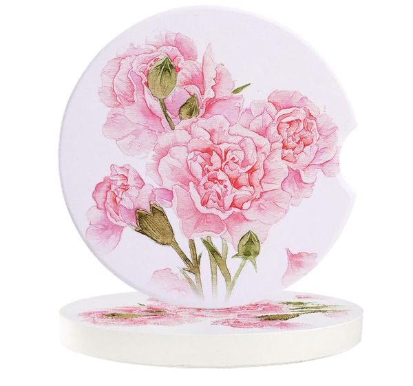table runner ceramic stone round car coasters set mothers day pink flowers carnation mug tea cup cold drinks mat decoration
table runner ceramic stone round car coasters set mothers day pink flowers carnation mug tea cup cold drinks mat decoration