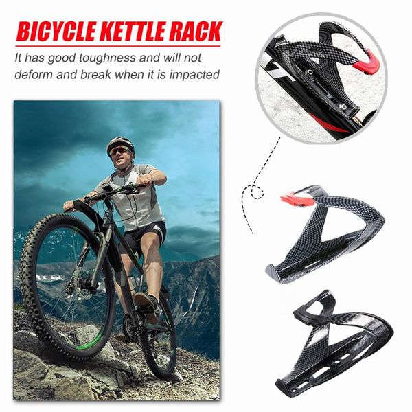cycling water bottle holder carbon fiber texture plastic super light rack outdoor bike mtb accessories cycle equipment bottles & cages
cycling water bottle holder carbon fiber texture plastic super light rack outdoor bike mtb accessories cycle equipment bottles & cages