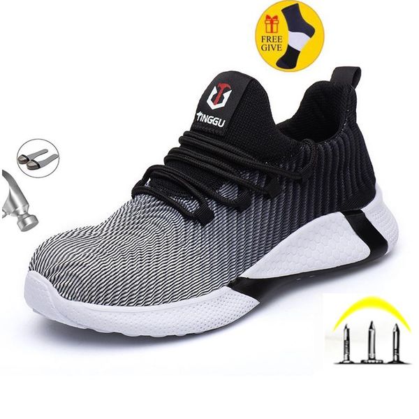 boots men work shoes puncture-proof sneaker indestructible safety boot lightweight steel toe air mesh breathable, Black
boots men work shoes puncture-proof sneaker indestructible safety boot lightweight steel toe air mesh breathable, Black