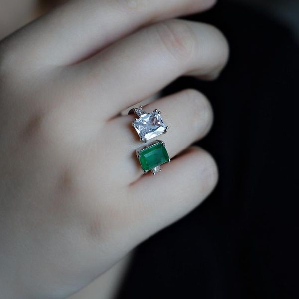 wedding rings luxury green color open ring for women 5a cubic zircon silver fusion stone bride engagementfashion jewelry, Slivery;golden
wedding rings luxury green color open ring for women 5a cubic zircon silver fusion stone bride engagementfashion jewelry, Slivery;golden