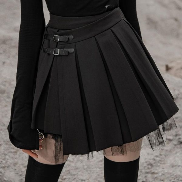 skirts punkrave women's punk style pu buckle decorative pleated half skirt irregular hem multilayer ruffle high waist mini, Black
skirts punkrave women's punk style pu buckle decorative pleated half skirt irregular hem multilayer ruffle high waist mini, Black