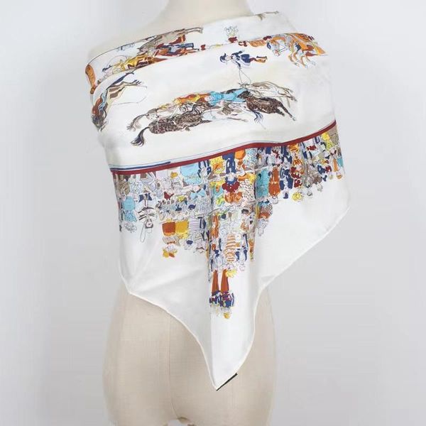 scarves racing horse print 100% silk scarf shawl cape wraps women fashion head hijab square 35", Blue;gray
scarves racing horse print 100% silk scarf shawl cape wraps women fashion head hijab square 35", Blue;gray