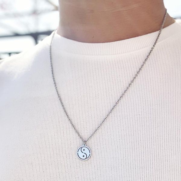 pendant necklaces necklace stainless steel women men simple long chain statement couples choker gifts jewelry, Silver
pendant necklaces necklace stainless steel women men simple long chain statement couples choker gifts jewelry, Silver