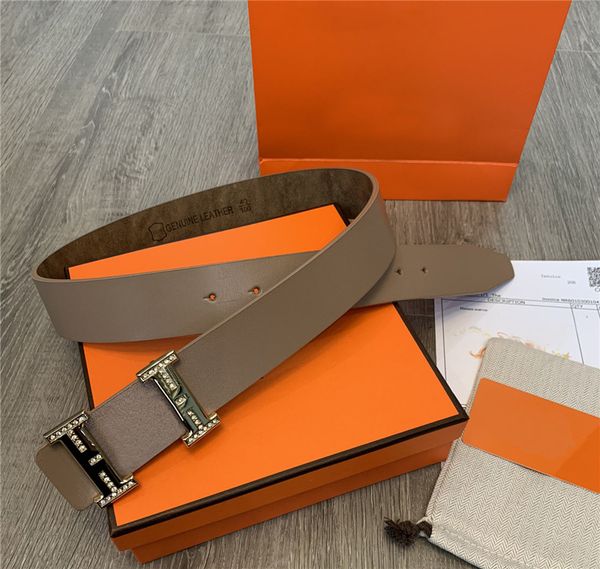 designer fashion big buckle genuine leather belt with box brand classic letters designer men women mens belts 3.8cm five colors, Black;brown 
designer fashion big buckle genuine leather belt with box brand classic letters designer men women mens belts 3.8cm five colors, Black;brown