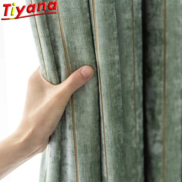 modern green/coffee thick chenille curtains for living room brown stripe jacquard blackout window drapes bedroom hm705 #vt curtain
modern green/coffee thick chenille curtains for living room brown stripe jacquard blackout window drapes bedroom hm705 #vt curtain