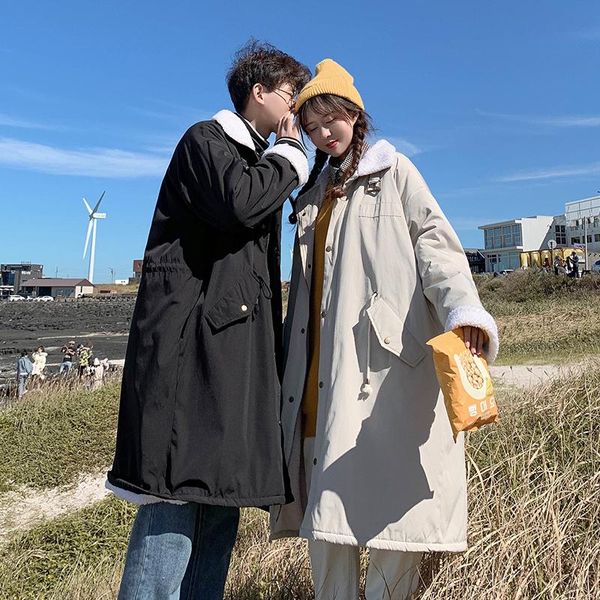 men's down & parkas winter thick coat warm fashion casual long men korean loose oversized lamb wool mens overcoat cotton clothes, Black
men's down & parkas winter thick coat warm fashion casual long men korean loose oversized lamb wool mens overcoat cotton clothes, Black