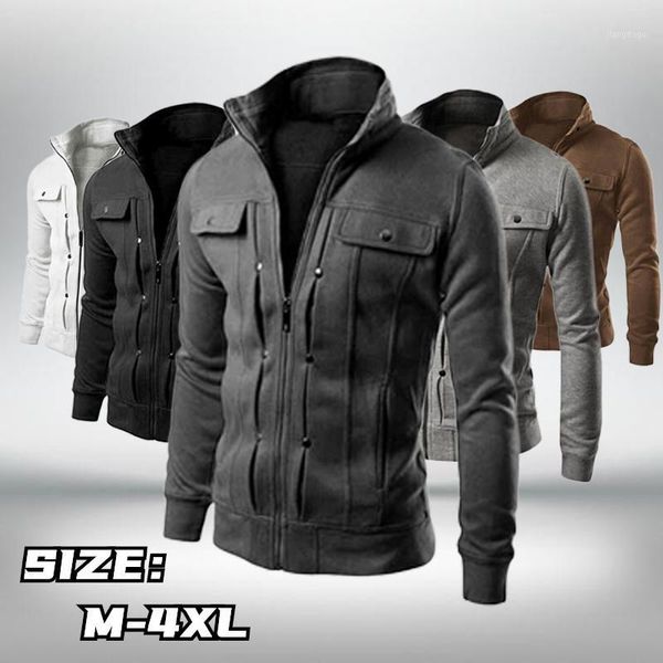 men's jackets fashion for casual sports warm sweatshirts men zip button jacket long sleeve cardigans, Black;brown
men's jackets fashion for casual sports warm sweatshirts men zip button jacket long sleeve cardigans, Black;brown