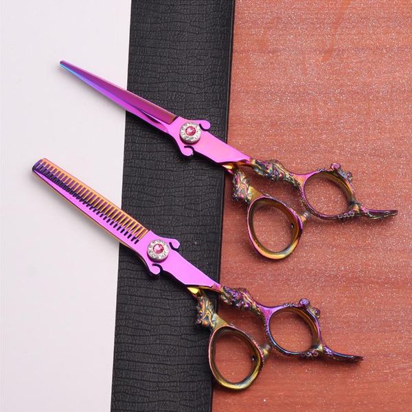 hair scissors hairdressing set color gems sharp flat 6 inch home salon professional
hair scissors hairdressing set color gems sharp flat 6 inch home salon professional