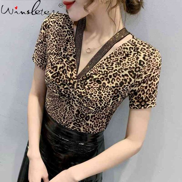 women's t-shirt summer korean style all match t-shirtchic v-neck knotted hollow out shiny diamonds women short sleeve te, White
women's t-shirt summer korean style all match t-shirtchic v-neck knotted hollow out shiny diamonds women short sleeve te, White