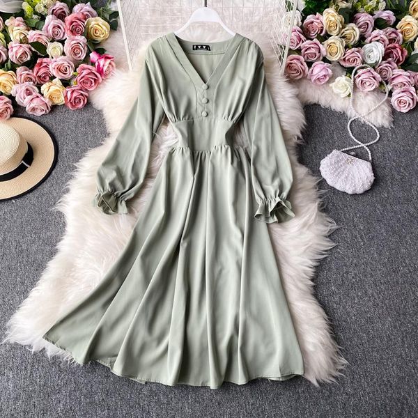 casual dresses women's chiffon solid pink beach dress vintage robe elegant maxi pullover vestido feminino flare sleeve office lady clot, Black;gray
casual dresses women's chiffon solid pink beach dress vintage robe elegant maxi pullover vestido feminino flare sleeve office lady clot, Black;gray