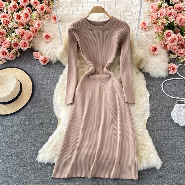 casual dresses knitted elegant women sweater dress autumn thick warm solid long midi winter office ladies a line vestidos, Black;gray
casual dresses knitted elegant women sweater dress autumn thick warm solid long midi winter office ladies a line vestidos, Black;gray