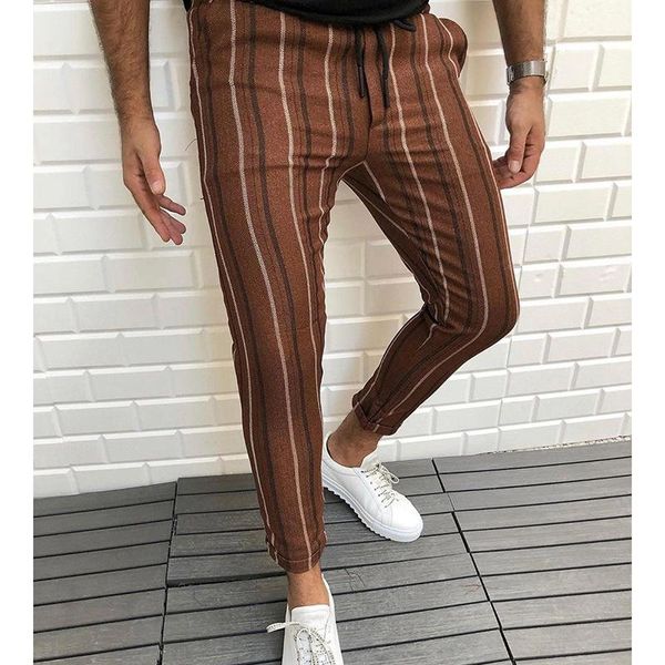 men's suits & blazers pants 2021 autumn striped printed leggings fashion loose hem tapered, White;black
men's suits & blazers pants 2021 autumn striped printed leggings fashion loose hem tapered, White;black