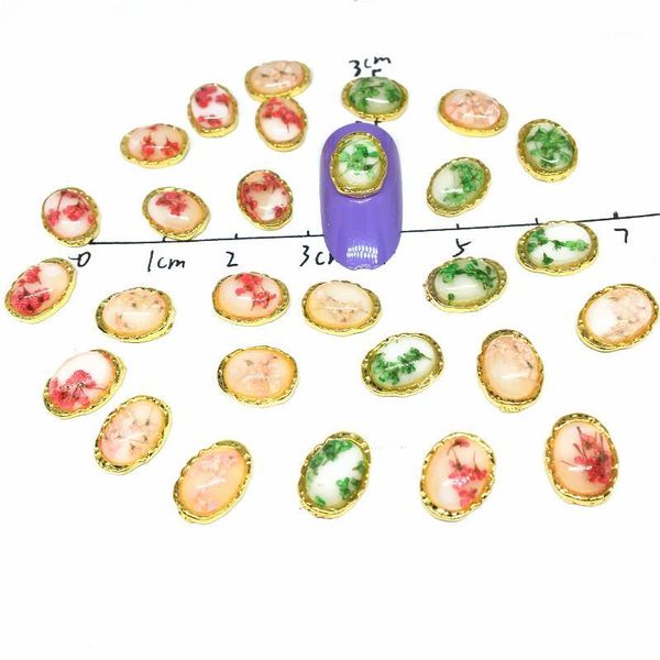 10pcs dried flowers nail jewelry charms po frame 3d oval stone art for design uv diy1, Silver;gold
10pcs dried flowers nail jewelry charms po frame 3d oval stone art for design uv diy1, Silver;gold