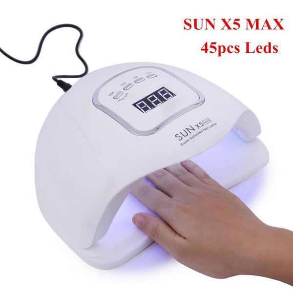 x5max 80w nail dryer 45pcs leds uv led lamp for gel polish dual power quick drying with auto sensor manicure salon lamp1
x5max 80w nail dryer 45pcs leds uv led lamp for gel polish dual power quick drying with auto sensor manicure salon lamp1