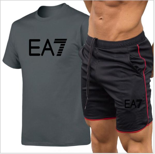 2021 men casual set fashion 2 pcs suitshort sleeve tracksuit t-shirt shorts sets male sportswear summer sportsuit xxl, Gray
2021 men casual set fashion 2 pcs suitshort sleeve tracksuit t-shirt shorts sets male sportswear summer sportsuit xxl, Gray