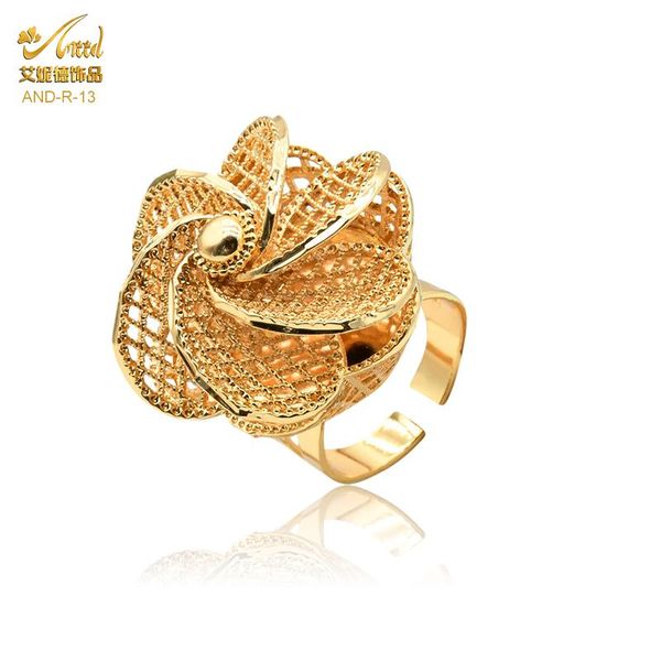 cluster rings designer flower gold ethiopian ring arab nigeria big women resizable dubai color wedding finger jewelry, Golden;silver
cluster rings designer flower gold ethiopian ring arab nigeria big women resizable dubai color wedding finger jewelry, Golden;silver