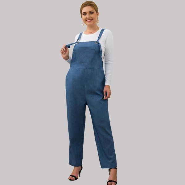 women's jumpsuits & rompers women plus size denim blue overall dungarees long pants jumpsuit playsuit romper elastic waistline with sid, Black;white
women's jumpsuits & rompers women plus size denim blue overall dungarees long pants jumpsuit playsuit romper elastic waistline with sid, Black;white