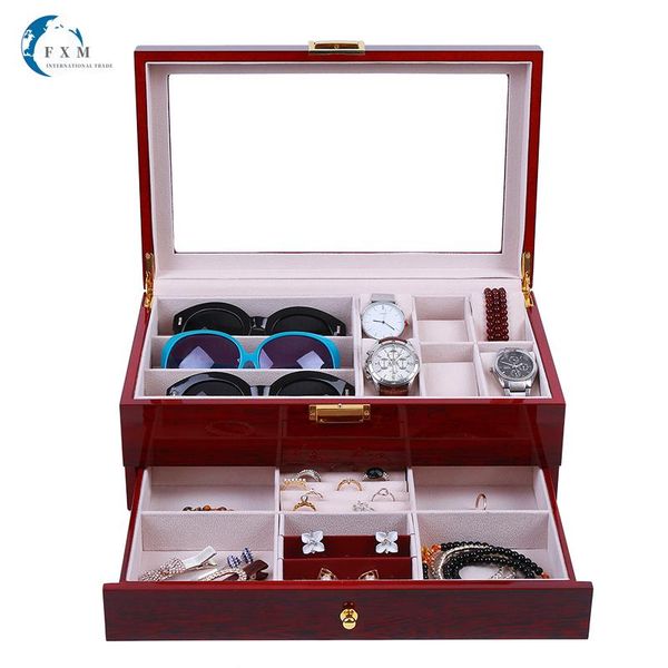 watch boxes & cases multifunctional wooden pu double-layer sunglasses storage box collection jewelry display, Black;blue
watch boxes & cases multifunctional wooden pu double-layer sunglasses storage box collection jewelry display, Black;blue