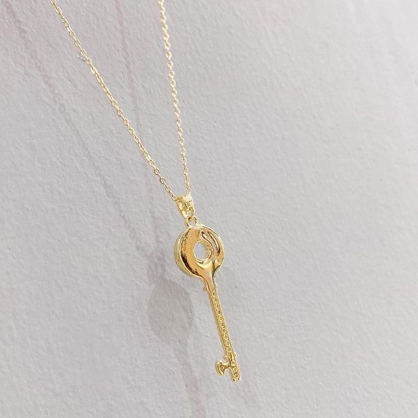chains botu 2021 fashionable simple key necklace female fashion ornament shell creative pendant jewelry for women, Silver
chains botu 2021 fashionable simple key necklace female fashion ornament shell creative pendant jewelry for women, Silver