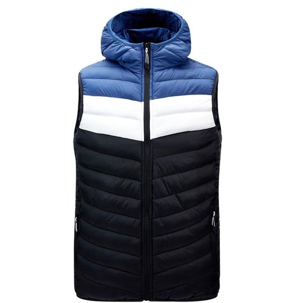 men's vests 2021 autumn winter men cotton vest jacket solid color sleeveless down waistcoat male casual coat, Black;white
men's vests 2021 autumn winter men cotton vest jacket solid color sleeveless down waistcoat male casual coat, Black;white