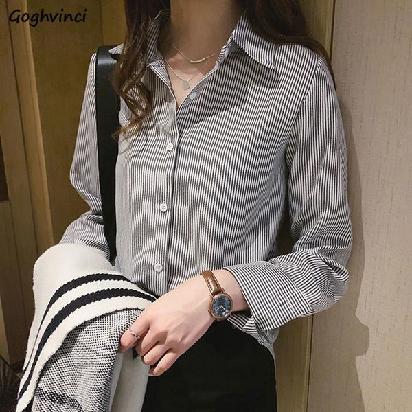 women shirts plus size 4xl casual striped long sleeve turn-down collar bottoming blouses elegant office ladies ulzzang women's &, White
women shirts plus size 4xl casual striped long sleeve turn-down collar bottoming blouses elegant office ladies ulzzang women's &, White