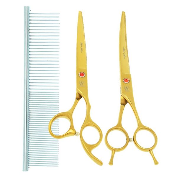 hair scissors 7.0" golden pet grooming japan steel dog cutting shears 6.5" thinning tesouras cat clippers animals barber shear b00
hair scissors 7.0" golden pet grooming japan steel dog cutting shears 6.5" thinning tesouras cat clippers animals barber shear b00