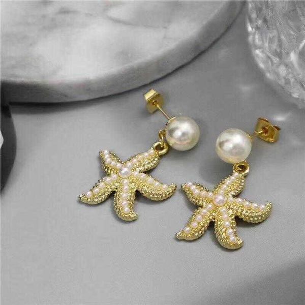 selling expensive luxury pearl full starfish designer earrings luxury designer jewelry women earrings, Golden
selling expensive luxury pearl full starfish designer earrings luxury designer jewelry women earrings, Golden
