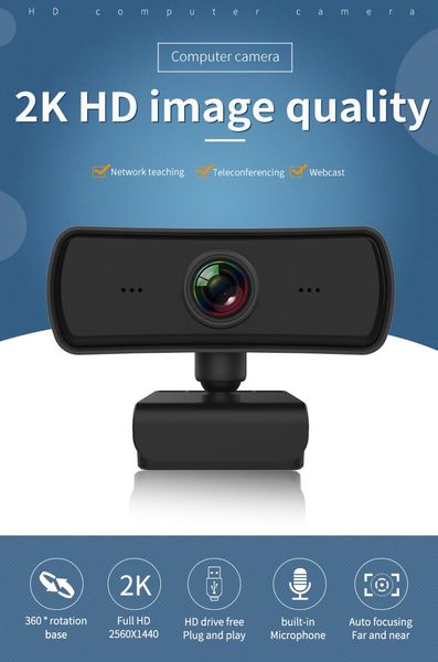webcams original 2560*1440p webcam 2k computer pc webcamera with microphone for live broadcast video calling conference work camera web
webcams original 2560*1440p webcam 2k computer pc webcamera with microphone for live broadcast video calling conference work camera web
