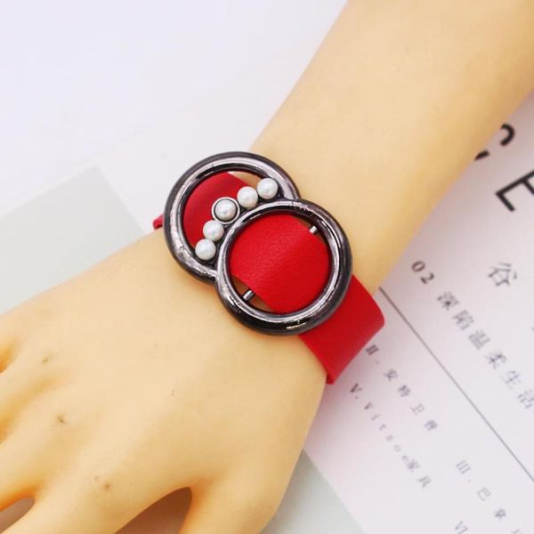 tennis selling european fashion punk leather bracelets & bangles for women statement jewelry valentines gift, Golden;silver
tennis selling european fashion punk leather bracelets & bangles for women statement jewelry valentines gift, Golden;silver