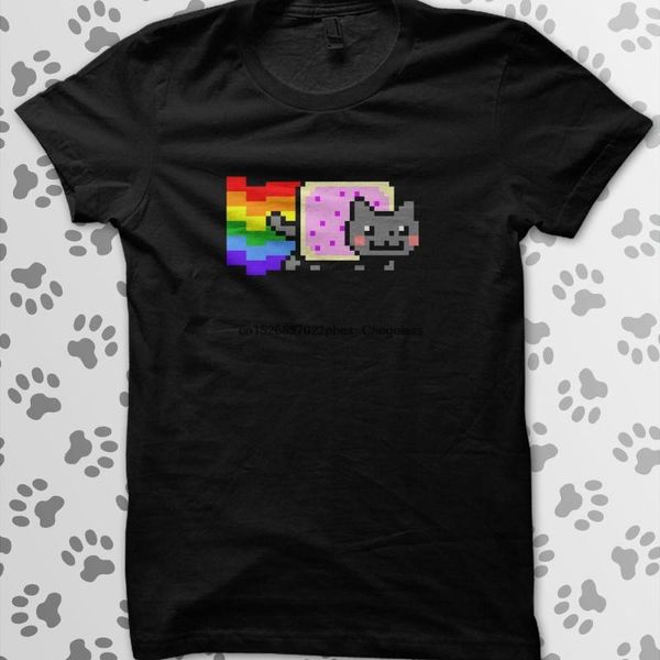 men's t-shirts tart cat t shirt, White;black
men's t-shirts tart cat t shirt, White;black