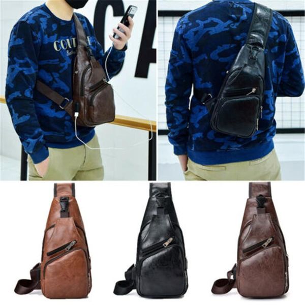 waist bags men pu leather sling chest pack crossbody sport shoulder bag + usb charging port
waist bags men pu leather sling chest pack crossbody sport shoulder bag + usb charging port