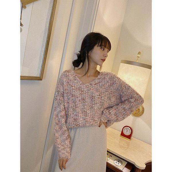 women's sweaters 2021 autumn and winter loose korean version of the wild long-sleeved sweater shirt pullover round neck top, White;black
women's sweaters 2021 autumn and winter loose korean version of the wild long-sleeved sweater shirt pullover round neck top, White;black