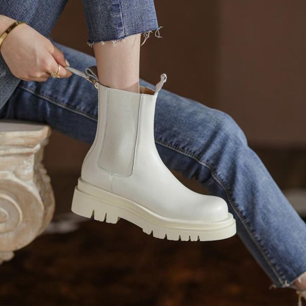 boots autumn women shoes genuine leather platform round toe thick heel solid casual winter modern, Black
boots autumn women shoes genuine leather platform round toe thick heel solid casual winter modern, Black