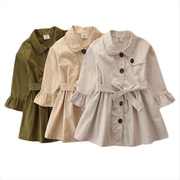fashion fall spring kids girls trench coat solid british style single breasted long sleeved jacket cardigan clothes, Camo
fashion fall spring kids girls trench coat solid british style single breasted long sleeved jacket cardigan clothes, Camo