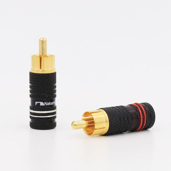 smart power plugs 24k gold plated hi-end rca plug connector 6mm
smart power plugs 24k gold plated hi-end rca plug connector 6mm