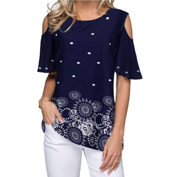 women's t-shirt summer dot print tshirt women casual loose off cold shoulder tee shirt plus size 3xl 4xl 5xl fashion lady clothes, White
women's t-shirt summer dot print tshirt women casual loose off cold shoulder tee shirt plus size 3xl 4xl 5xl fashion lady clothes, White