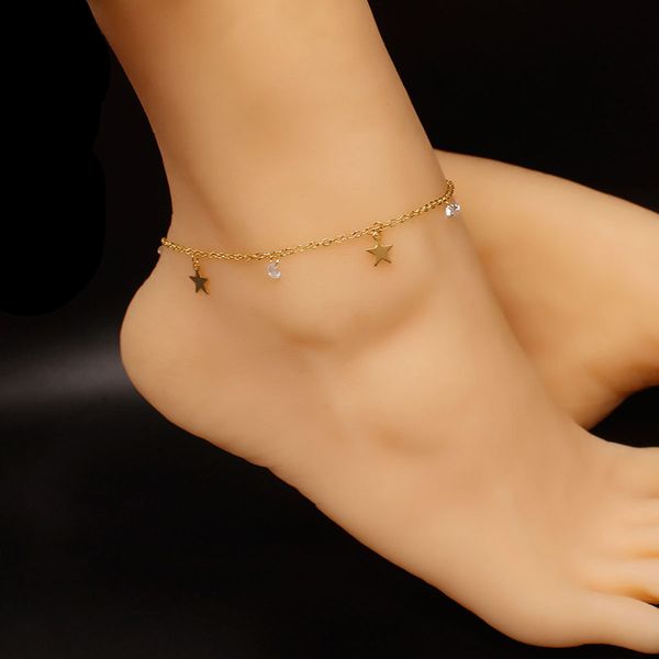exquisite star beach anklets foot chain gold silver crystal pendant adjustable ankle bracelets for women barefoot jewelry, Red;blue
exquisite star beach anklets foot chain gold silver crystal pendant adjustable ankle bracelets for women barefoot jewelry, Red;blue