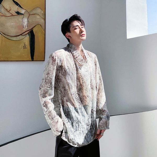 men's casual shirts men retro pattern print long sleeve pullover thin shirt male women japan harajuku korea streetstyle in72, White;black
men's casual shirts men retro pattern print long sleeve pullover thin shirt male women japan harajuku korea streetstyle in72, White;black