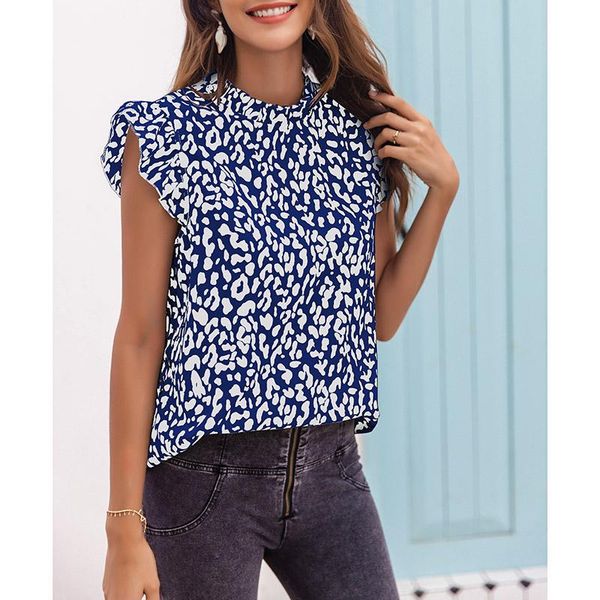 women's t-shirt 2021 leopard print summer women sleeveless ruffles casual tee shirt femme womens clothing, White
women's t-shirt 2021 leopard print summer women sleeveless ruffles casual tee shirt femme womens clothing, White