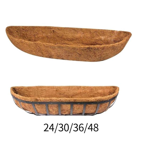 storage baskets non-woven liner half moon shape trough coir coconut fiber replacement with mat manger flower basket
storage baskets non-woven liner half moon shape trough coir coconut fiber replacement with mat manger flower basket