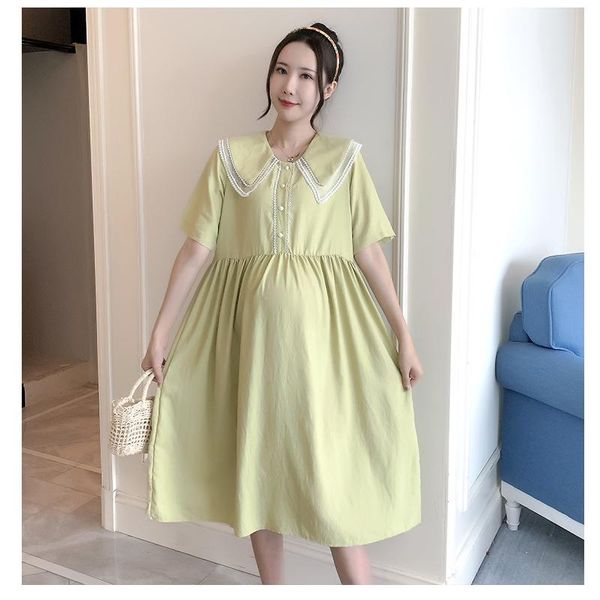 maternity dresses 669# clothes summer chiffon short sleeve loose slimming a line dress for pregnant women mom, White
maternity dresses 669# clothes summer chiffon short sleeve loose slimming a line dress for pregnant women mom, White