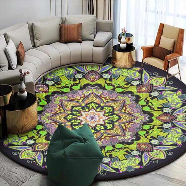carpets round creative carpet ethnic style retro for living room printed anti-slip area rug bedroom soft floor mat home decor
carpets round creative carpet ethnic style retro for living room printed anti-slip area rug bedroom soft floor mat home decor