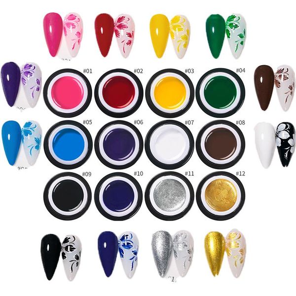 nail gel 5ml/jar 12colors colorful glue polish high saturation art paint flower glue#1, Red;pink
nail gel 5ml/jar 12colors colorful glue polish high saturation art paint flower glue#1, Red;pink